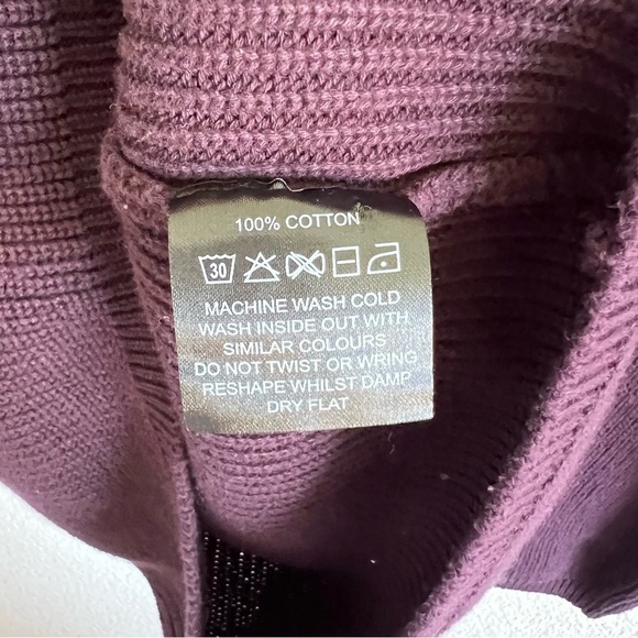 Paul James Women’s Midweight Cotton Ribbed V Neck Cardigan With Pockets - Picture 5 of 9